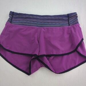Lululemon Women's Athletic Shorts - Purple